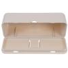 Alipis Grey Wall-mounted Storage Box Trash Bag Holder Dispenser Big Opening Bottom Box for Easy Use view 3