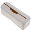 Alipis Grey Wall-mounted Storage Box Trash Bag Holder Dispenser Big Opening Bottom Box for Easy Use view 4
