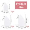 CRASPIRE 3 Sizes Acrylic Necklace Display Stands White Leaf Shaped Jewelry Trade Show Store Exhibit Gallery Photo Taking Props Fine Presentation Hanging Supplies Home Decor Vanity Fashion view 2