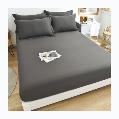 OBONG Super Soft Twin Fitted Sheet Cool Breathable Comfort Bed Linen with Moisture Wicking Fits Mattress Upto 12" Deep Pocket Mattress Protectors (Color : C, Size : King)