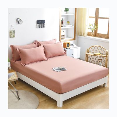 OBONG Luxury Fitted Sheets Cool Breathable Comfort with Moisture Wicking Bed Linen Fits Mattress Upto 12" Deep Pocket Mattress Protectors (Color : A, Size : Twin)