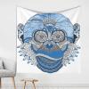 Customize Tapestry, 59in x 59in Wall Hanging Bedding Tapestry, Psychedelic Wall Carpet Mystic Aesthetic Wall Tapestry for Living Room Bedroom (Monkey 1) view 1