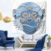 Customize Tapestry, 59in x 59in Wall Hanging Bedding Tapestry, Psychedelic Wall Carpet Mystic Aesthetic Wall Tapestry for Living Room Bedroom (Monkey 1) view 3