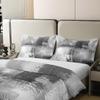 Erosebridal 100% Cotton Gray Gradient Tie Dye Duvet Cover King for Teen Boys Girls,Grey Grunge Ombre Bedding Set,Watercolor Abstract Comforter Cover,Graffiti Bed Sets with 2 Pillowcases view 4