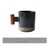 Coffee Cup Household Mug Wooden Handle Ceramic Water Cup Mug Coffee Cup Creative Personality Breakfast Milk Cup Oatmeal Cup Tea Cup (Size : 350ml, Color : MULTI) view 2