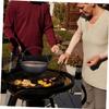 KICHOUSE Japanese Style Iron Serving Pot Sukiyaki Cooking Pot for Camping Versatile Hanging Cooking Pot for Hot Pot and Griddle Use Ideal for Japanese Cuisine view 2