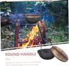 KICHOUSE Japanese Style Iron Serving Pot Sukiyaki Cooking Pot for Camping Versatile Hanging Cooking Pot for Hot Pot and Griddle Use Ideal for Japanese Cuisine view 4