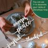 12 Pieces Christmas Word Wood Cutout Joyful Merry Thankful Grateful Blessed Peace Gather Word Sign Christmas Plate Cutout Rustic Merry Signs for Home Table Plate Decoration, Silver view 2