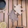 4 Pcs Funny Puzzle Coasters Drinking Cup Mats Outdoor Camping Home Office Bar view 3