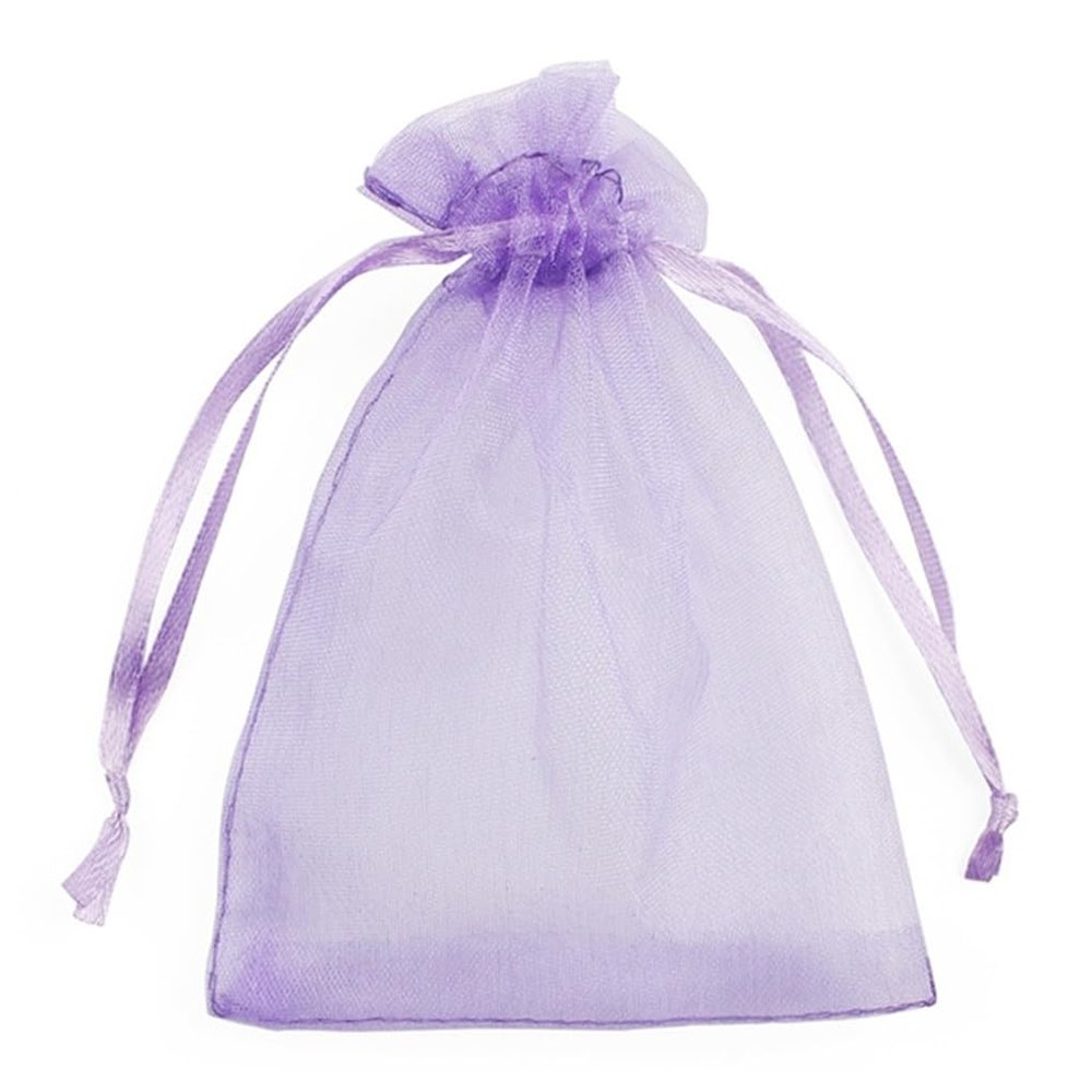 Hamthuit 50 Pcs Party Decorations Transparent Drawable Organza Candy Jewelry Pouches Wedding Party Decoration Gift Bags