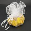 Hamthuit 10 Pcs 26 Cm Christmas Organza Round Bags for Wedding Organza Gift Bags Drawstring Jewelry Packaging Bags view 1