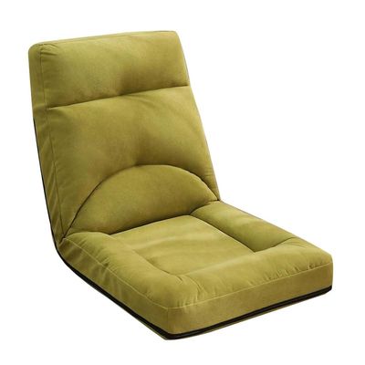 KITCISSL Window Lazy Lounge Chairs Seat Single Sofa Foldable Recliner Chair, Folding Lawn Chairs Reclining Living Room Lounge Chairs Adjustable Backrest Chair for Bedroom, Living Room (Color : Green)