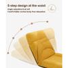 KITCISSL Window Lazy Lounge Chairs Seat Single Sofa Foldable Recliner Chair, Folding Lawn Chairs Reclining Living Room Lounge Chairs Adjustable Backrest Chair for Bedroom, Living Room (Color : Green) view 4