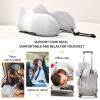 UMIRIKO Travel Pillow Gainsboro Neck Pillow for Travel Car Seelping Bed, Memory Foam U-Shaped Neck Support Pillow Gainsboro view 3