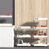 ZAANHA Storage Cart, 3 Layer Rolling Cart Utility Shelf with Wheels for Kitchen Bathroom Bedroom Gap Place view 2