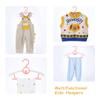 Baby Hangers for Nursery Closet 60 Pack Plastic Kids Clothes Hanger Space Saving Non Slip Extendable Toddler 11-14 Adjustable Hangers Heavy Duty Clothing Infant Hanger Bulk, White view 2