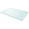Gecheer Table Top, Tempered Glass 39.4 x 24.4 in, Solid One Piece, Universal Tabletop, Round Shape, for Home Office, Kitchen, Living Area view 1
