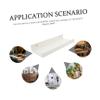 DECHOUS Multi-Function Floating Shelf Lip Compact Wall-Mounted Storage for Small Items Decorative Farmhouse Shelf for Bedroom Living and Bathroom view 3
