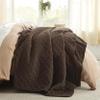 Bedsure Quilts King Size - Lightweight Bedspreads King Size with Basket Weave Pattern, Soft Quilt Bedding Set, Brown Comforter Set Coverlet for All Seasons with 2 Pillow Shams (106" x 96") view 2