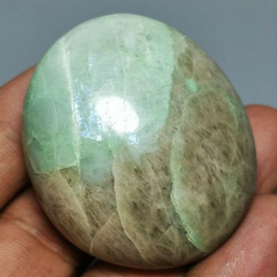 NOVAGEM 65G Natural Green Moonstones Quartz Crystal Healing -G1746
