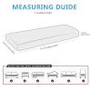 ANARACHON Leather Look Couch Cushion Covers Sofa Seat Slipcovers Sets Couches Furniture Protector for Sectional Armchair Loveseat Pets Kids Stretch Spandex Fabric (1 Cushion Sofa, Taupe) view 4