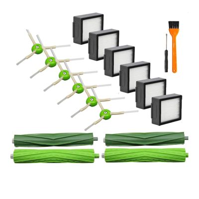 Compatible with IRobot Roomba I7 I8 E5 E6 I3 J7 I6 Robot Vacuum Cleaner Accessories Main Side Brush Spare Parts (Color : As shown-01)