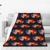 American Tigray Region Flag Heart Tigray Region American Throw Blanket Lightweight Flannel Fleece Blankets Warm and Cozy Throws for Winter Bedding and Couch 50"X40" Inches view 1