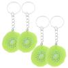 ibasenice 4pcs Creative Fruit Pendant Charm Keychain Unique Simulation Bag Decor Cute Keyring for Keys Schoolbags Lightweight Eye-catching view 1