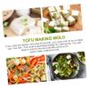1 Set Tofu Mold Wooden Tofu Maker Tofu Pressing Mold Tofu Maker Mold Tofu Diy Mold Tofu Press Mold Curd Maker Tofu Making Die Tofu Making Tool Home Tofu Maker view 2