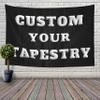 Yshsaiwj Custom Wall Tapestry Upload Images Custom Christmas Ornament Backdrop Jesus Bless you Customized Gifts for Women and Man (90x71 inch Horizontal) view 1