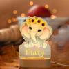 FIMIONAS Personalized Night Light for Kids Custom Name Animal Led Elephant Baby Lamp for Nursery Decor Kid's Bedroom Birthday Christmas Gifts for Boys Girls(03 Cartoon Elephant) view 2