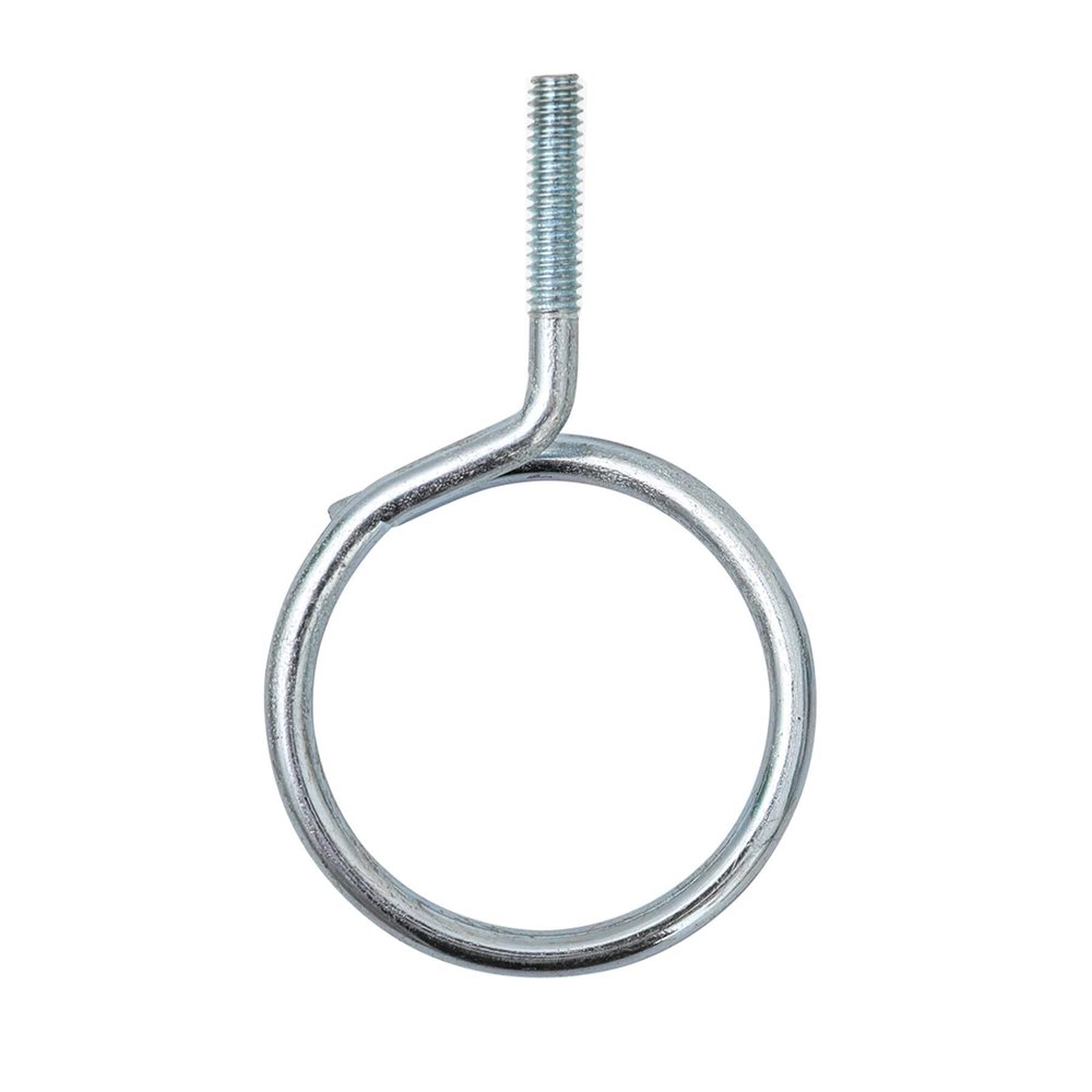 NIDAYE 1/4"-20 Machine Threaded Bridle Rings, 2" Diameter Heavy Duty Cable & Wire Support, Cable Ring Hangers for Low Voltage Management/Phone Lines/Ethernet/Coaxial, etc. 100 Packs