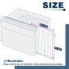 Pearwow Window Air Conditioner Side Panel with Frame,AC Insulation Side Panels Curtain Kit,Fits for Most 12000BTU Window AC Units view 2