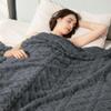 Aganear Flannel Throw Blanket - Cozy Soft Lightweight Fuzzy Throw Blanket for Women Portable Throw Blankets for Couch, Warm Present for Birthday, Christmas, Halloween, Housewarming(50"x60", Gray) view 4