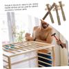 4pcs Spring Loaded Latches for Bed Rails Cabinet Spring Catch Window Screen Pin view 2
