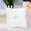 Wedding Ring Pillow, Ivory Satin Wedding Ring Pillow, Romantic Wedding Favors Gift Ring Box Pillow Cushion, Wedding Supplies Ivory Satin Flower Girl Basket Wedding Ring Cushion Pillow Lace Floral view 3