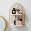 Wall Hanging Shelf, Wooden Ship Shape Shelf for Wall with Metal Bracket, 2-Tier/3-Tier Simple Floating Wall Mounted, for Books Small Plant, Dorm Living Room Bedroom Wall Decor (Size : Small) view 4