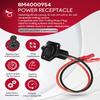 8M4000954 Trolling Motor Power Receptacle Plug, 2-Prong 50A, 12V/24V/36V view 2