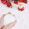 FOIMAS Artificial Snow,Christmas Fake Snow Powder Glitter Dry Snowflake for Christmas Village Craft Winter Decoration Party Supply,100g/3.6oz view 1