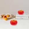 DECHOUS 4Pcs Artificial Tomatoes, Fake Tomatoes Artificial Vegetable for Decoration Lifelike Artificial Tomatoes Realistic Photo Prop for Home Kitchen Christmas Party view 2
