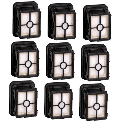 (9 Pieces) 1785 HEPA Filter Replacement Filters for Bissell Crosswave 1785 1866 2306 2551 2554 2590 2593 2596 CrossWave Cordless Max All in One Wet-Dry Vacuum Cleaner, Compared to Part # 1608684