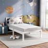 Furniture of America Santai 10" Memory Foam Certified CertiPur White Fabric Twin Mattress view 2