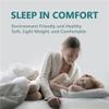 Furniture of America Santai 10" Memory Foam Certified CertiPur White Fabric Twin Mattress view 4