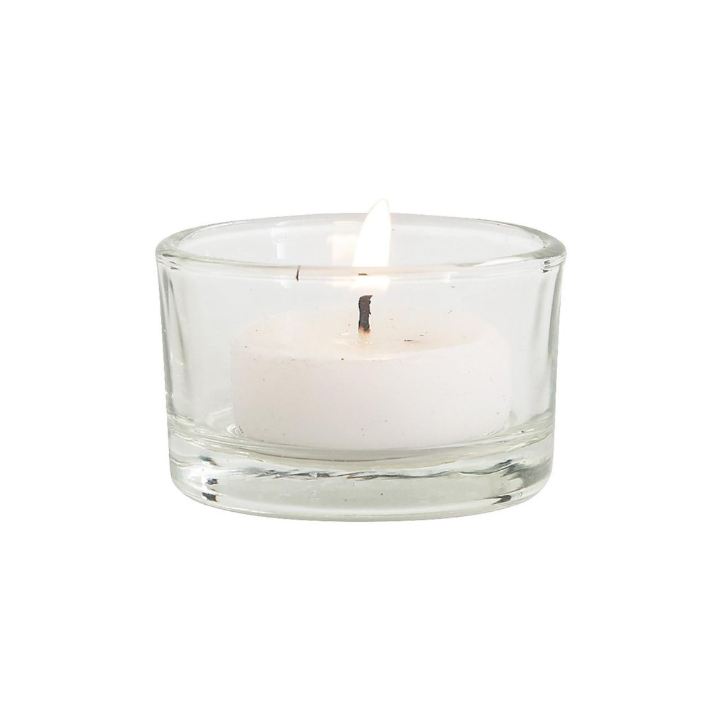 Sedlav Clear Tea Light Candle Holder Set of 12 - Elegant Glass Votive Candle Holders - Small, Versatile, and Stylish Candle Holders for Weddings, Home Decor, and Special Occasions