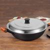 DECHOUS Universal Pan Lid, Stainless Steel, Silver, Fits under 13 Inches (Diameter 33cm), Round, Pot Lid view 3