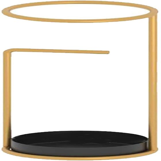 REMYS Umbrella Stand Holder Entryway Hallway Umbrella Stand Rack 60 Cm Tall Umbrella Stand HolderRound Umbrella Storage Rack for Hallway/Foyer/Indoor/Office, Black Removable Drip Tray, Gold
