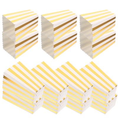 Kichvoe 24pcs Popcorn Containers Night Baking Wrap Boxes for Parties Snack Holders for Popcorn and Fries for Birthday Celebrations and Events