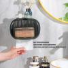 QANYEGN Wall Moted Tissue Box, Plastic Clear Tissue Box, Kitchen Napkin Holder, Great for Kitchen, Bathroom, Office (Green) view 4