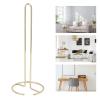 QANYEGN Wrought Iron Paper Towel Holder, Simple 1 Piece, Easy to Install, Suitable for Office, Kitchen, Bathroom Or Desktop Use(ld) view 4