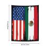 America Flag And Mexico Flag Tapestry Wall Hanging Tapestries Wall Decorations For Home Dorm Bedroom Living Room Decor (29x37 Inch) view 2